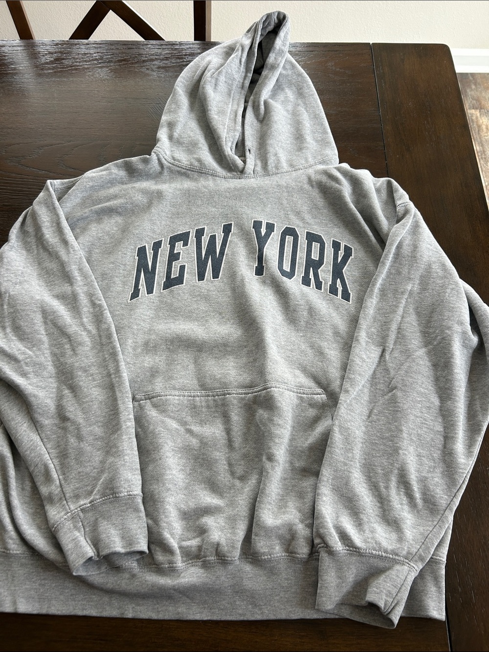 Brandy Melville Grey NEW YORK Hoodie